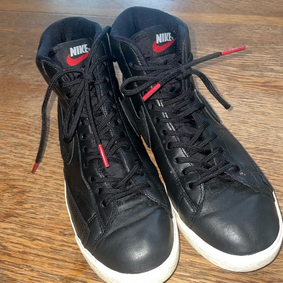 Nike Blazer Mid Rebel Black Cheetah Print Sail Women's 6 1/2 BV6114-001 - - Picture 2 of 8